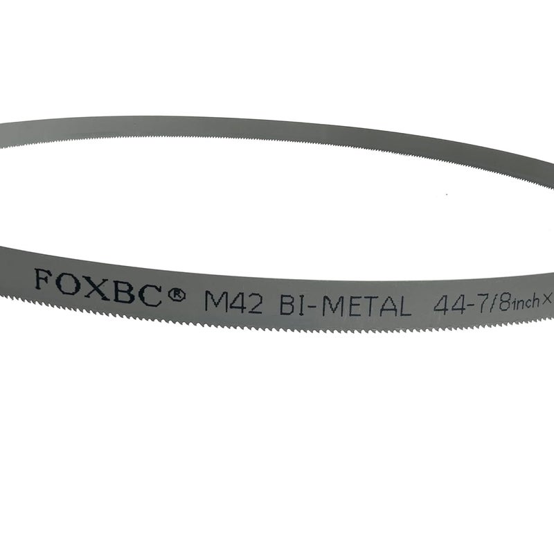 FOXBC 44-7/8-inch Bandsaw Blades 12/16 TPI, 44-7/8" x 1/2" x .020" 12/16 TPI, Replacement for DeWalt, Milwaukee Portable Band Saw, 3-Pack - Image 4